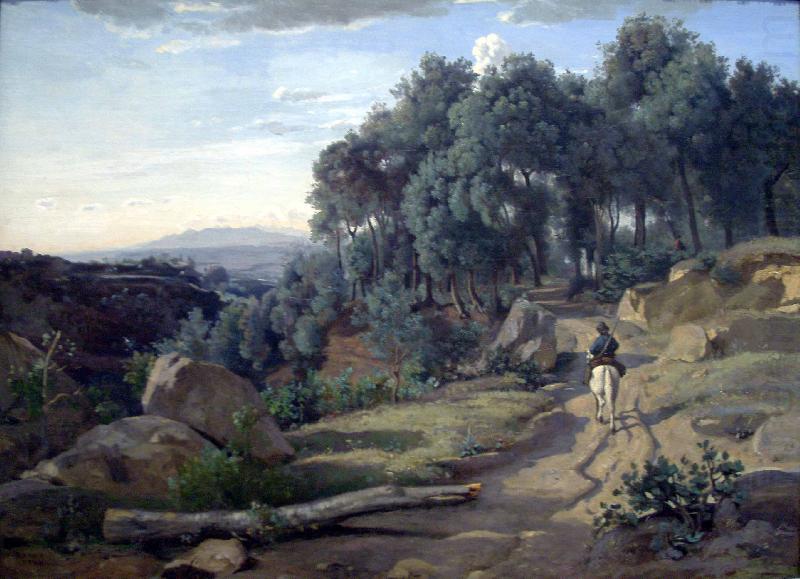 Jean-Baptiste-Camille Corot A View near Volterra china oil painting image